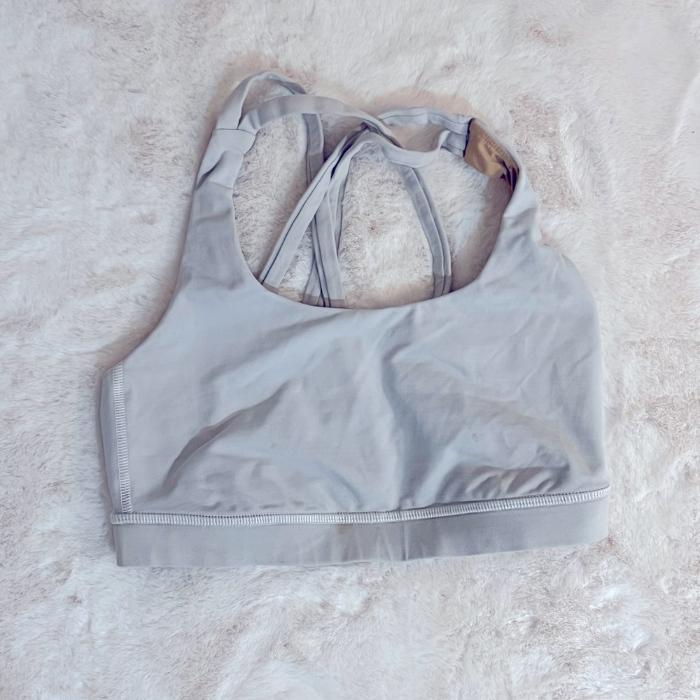 Dusty blue ENERGY BRA lululemon size 4